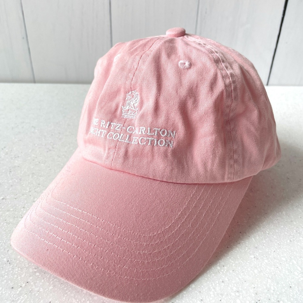 Ritz-Carlton Yacht Collection Pink Cotton Baseball Cap Hat